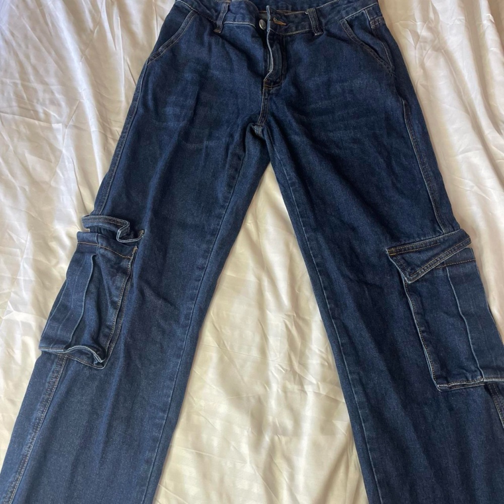 Straight Cargo Jeans